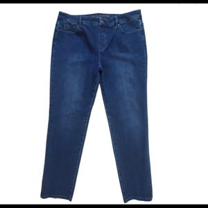 Soft Surroundings Denim Pull On Jeans Size L